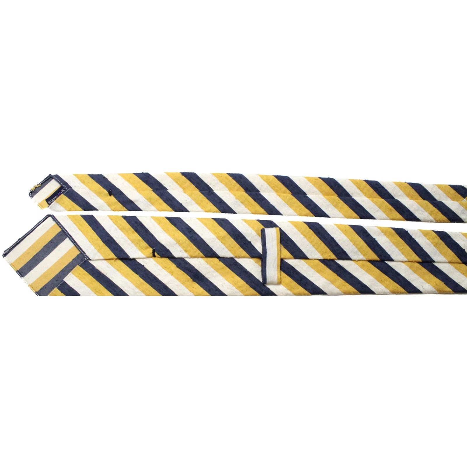 Suitsupply SUITSUPPLY Tie Men’s Silk Striped Classic Formal 147 X 8 CM Yellow Brand: Suitsupply Tie Regular Size Size ONE SIZE - 2 Thumbnail
