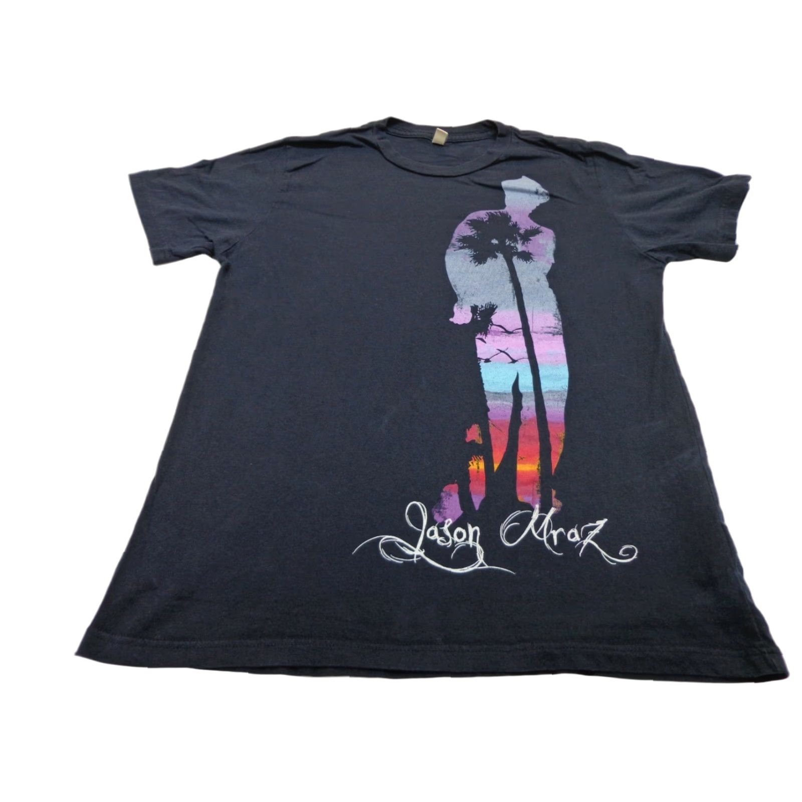 Vintage Jason Mraz 2009 Spring Concert Tour T Shirt Small Unisex Adults Regular Crew Neck Short Sleeve Cotton Blue Earth Positive Size S Flaw Size US S / EU 44-46 / 1 - 1 Thumbnail