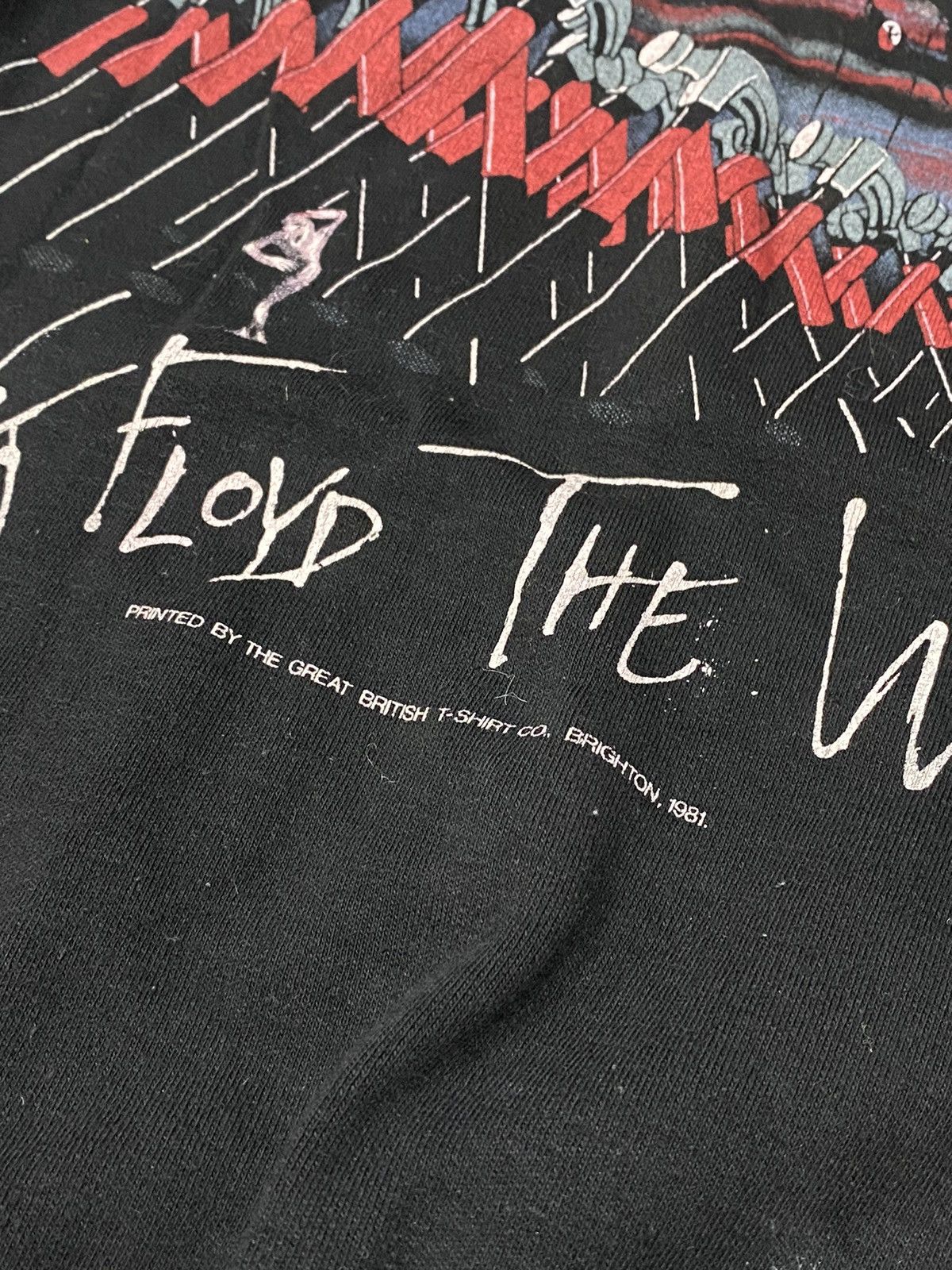 Vintage Pink Floyd 1981 the wall vintage sweatshirt Size US M / EU 48-50 / 2 - 2 Thumbnail
