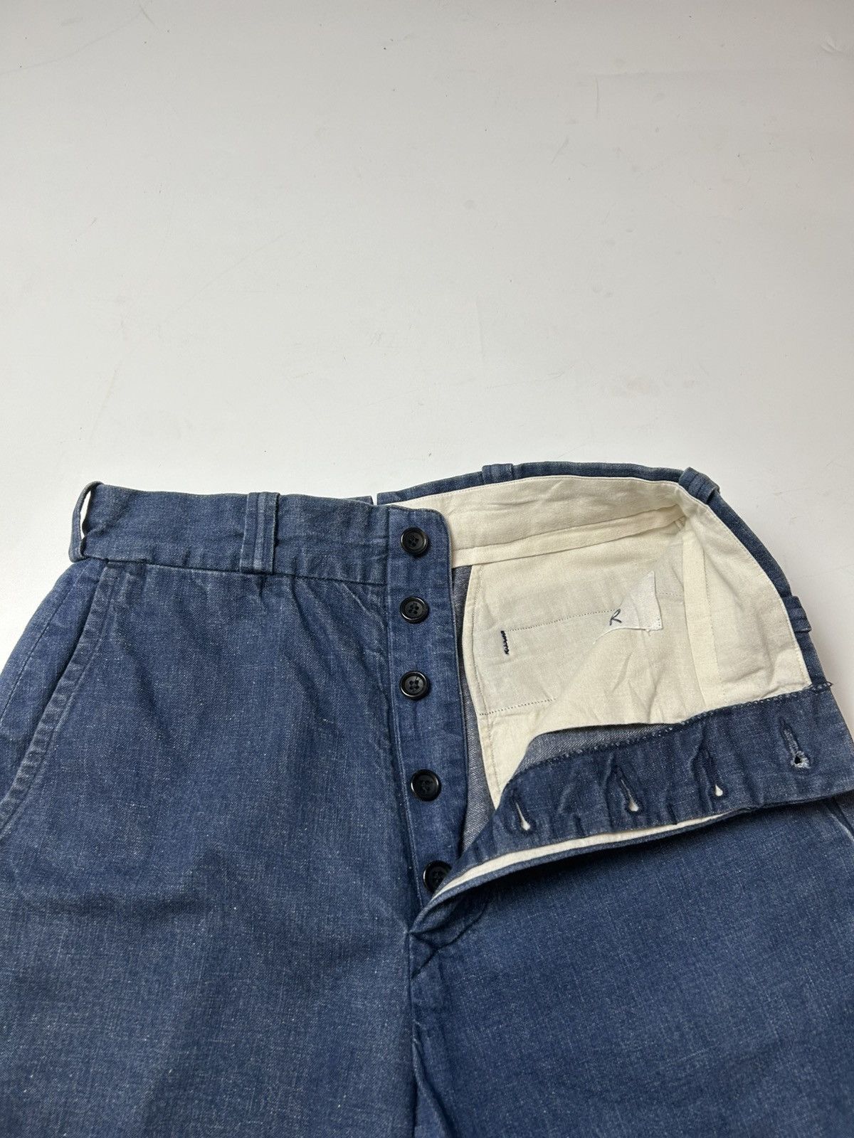 45rpm × Designer × Japanese Brand 45RPM DENIM SHORT PANT Size US 26 / EU 42 - 8 Thumbnail
