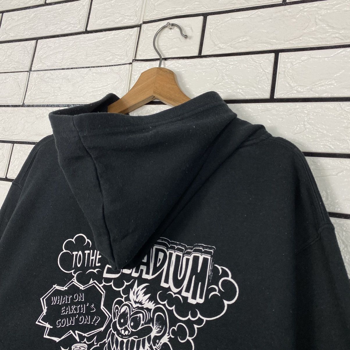 Japanese Brand Vintage Hoodie Pull Over Cartoon Punk Design Biker Size US L / EU 52-54 / 3 - 12 Thumbnail