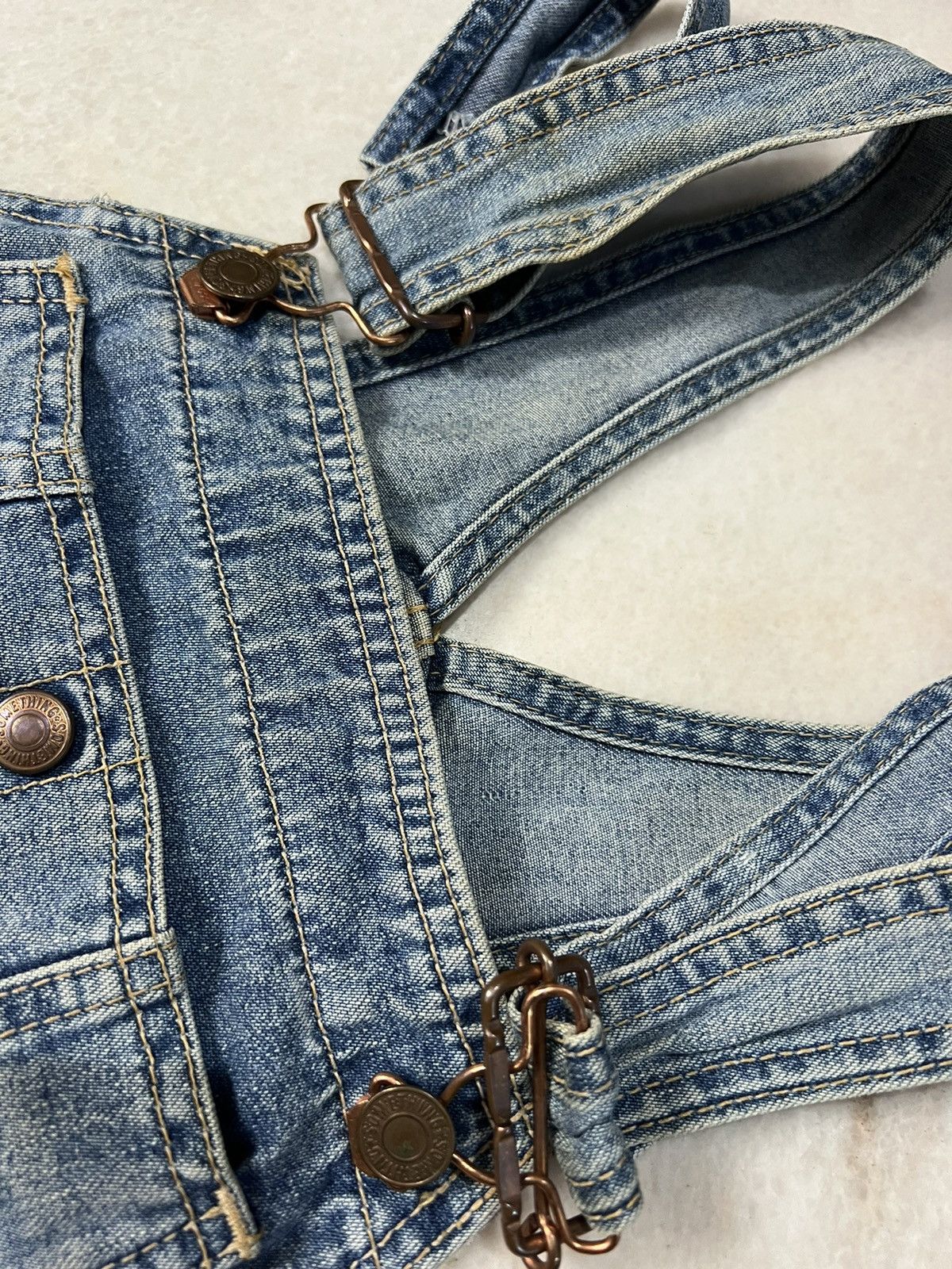 Edwin × If Six Was Nine Vintage 90’s Edwin Something Overall Jeans Size US 32 / EU 48 - 11 Thumbnail