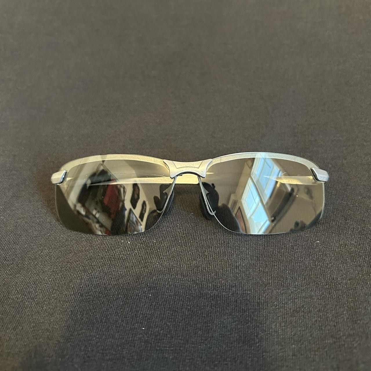 Japanese Brand × Vintage Y2K 2000s Style Cycling Skater Hip hop Black Tint Sunglasses Size ONE SIZE - 3 Thumbnail