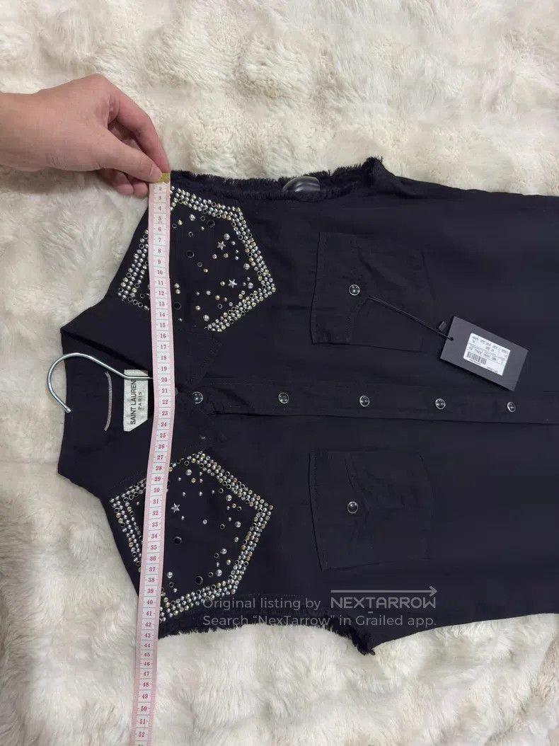 Saint Laurent Paris Saint Laurent Paris Sleeveless Shirt Vest i Size US S / EU 44-46 / 1 - 7 Thumbnail