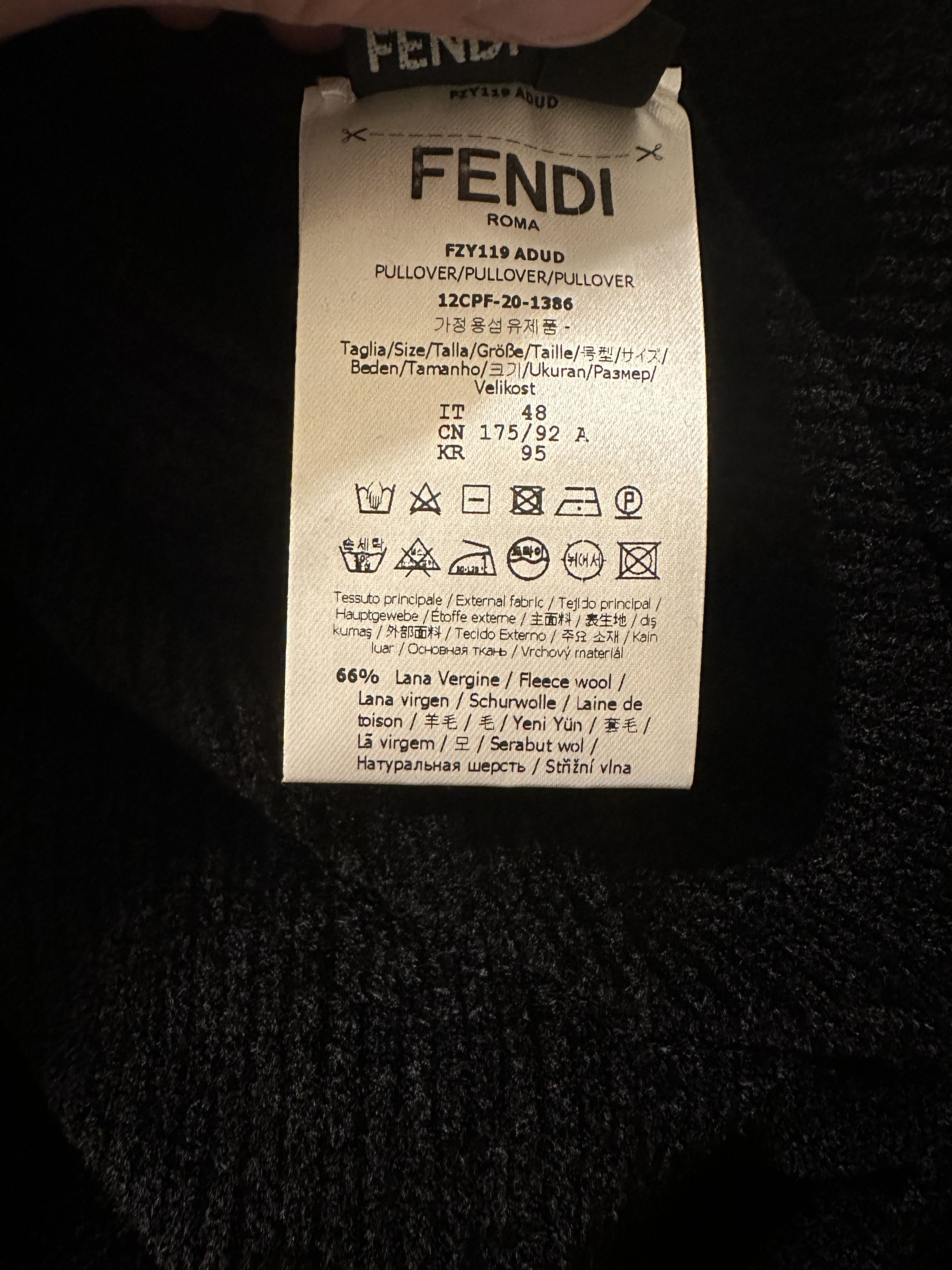 Fendi Fendi Scuba Hood Sweater Size US M / EU 48-50 / 2 - 8 Thumbnail