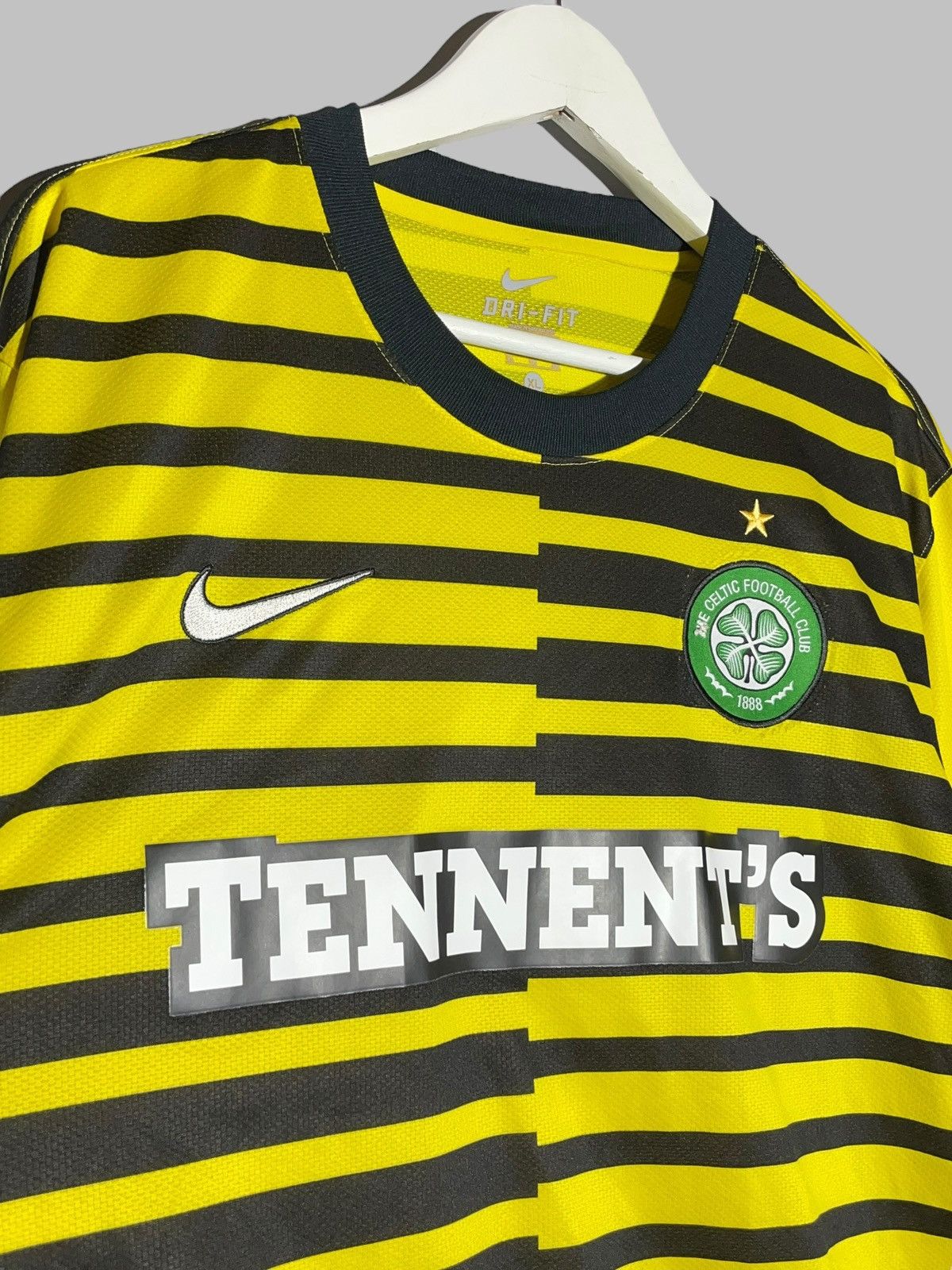 Nike × Vintage Celtic FC Nike 2012/13 Third Football Long Sleeve Size US XL / EU 56 / 4 - 6 Thumbnail