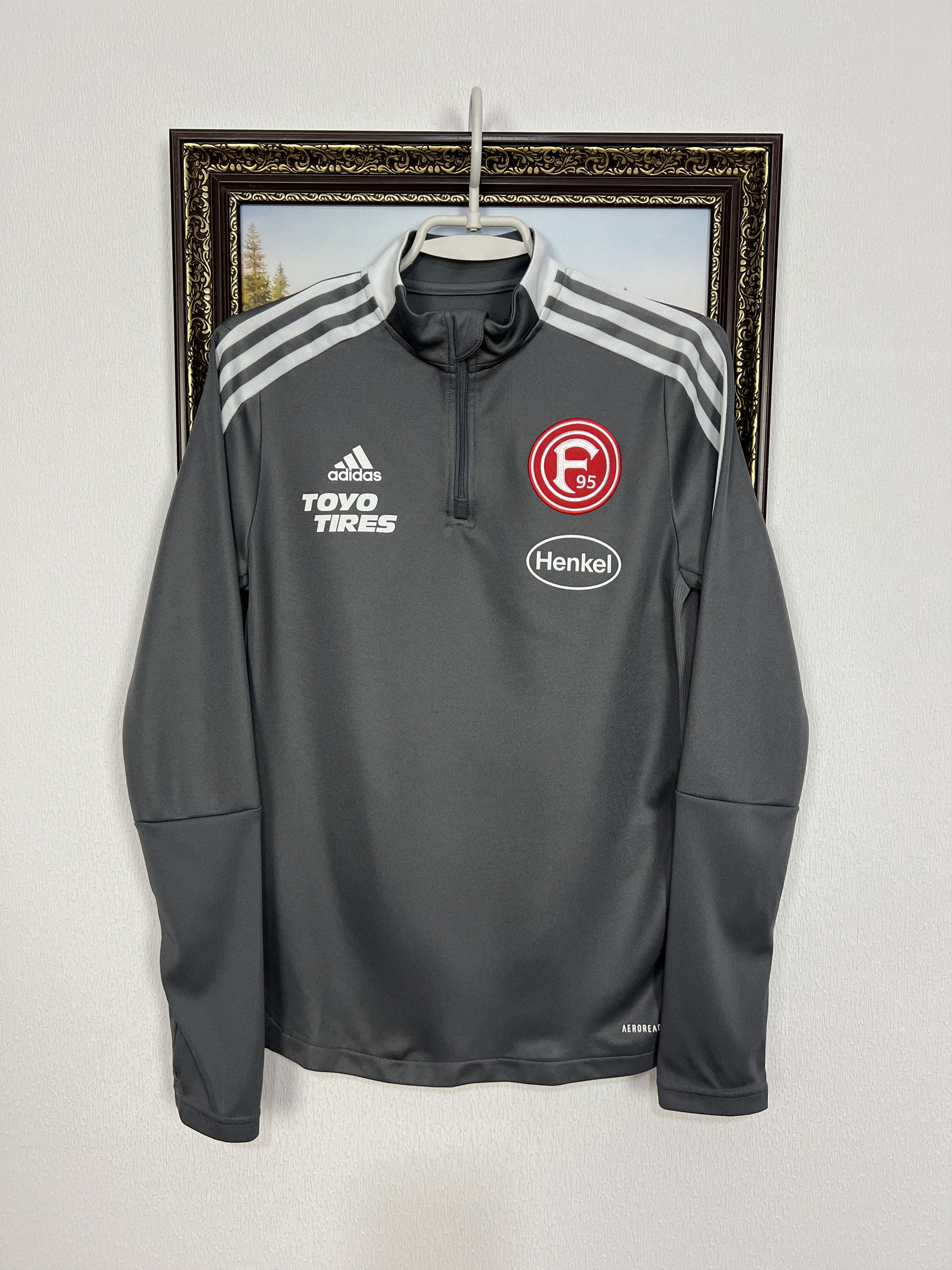 Adidas Fortuna Dusseldorf Football Train Jacket Soccer Track Top Size US S / EU 44-46 / 1 - 1 Thumbnail