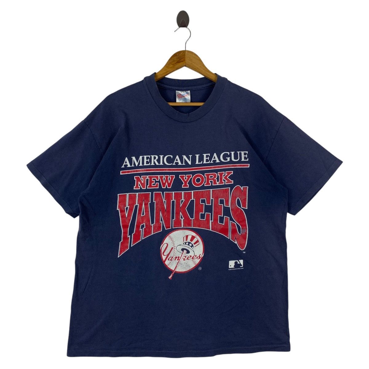 Hanes × Starter × Vintage Vintage Hanes NEW YORK YANKEES big printed tee Size US XL / EU 56 / 4 - 1 Thumbnail