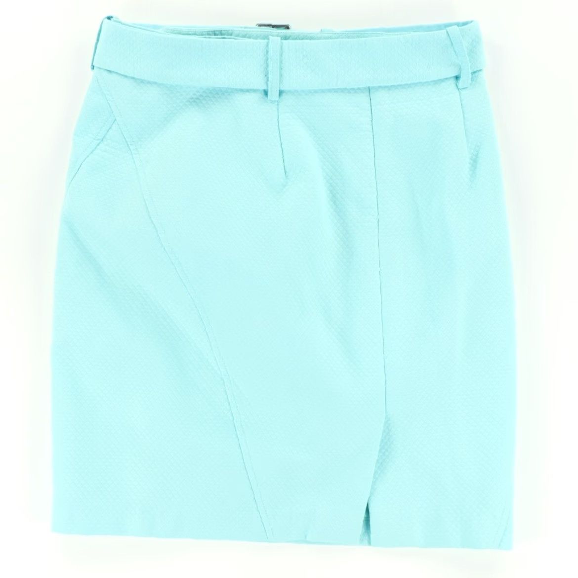 J.McLaughlin J. McLaughlin Pique Pencil Diamond Stitched Knit Skirt Women's 6 Seafoam Casual Cotton Blend Knit Regular fit Size 28" / US 6 / IT 42 - 4 Thumbnail