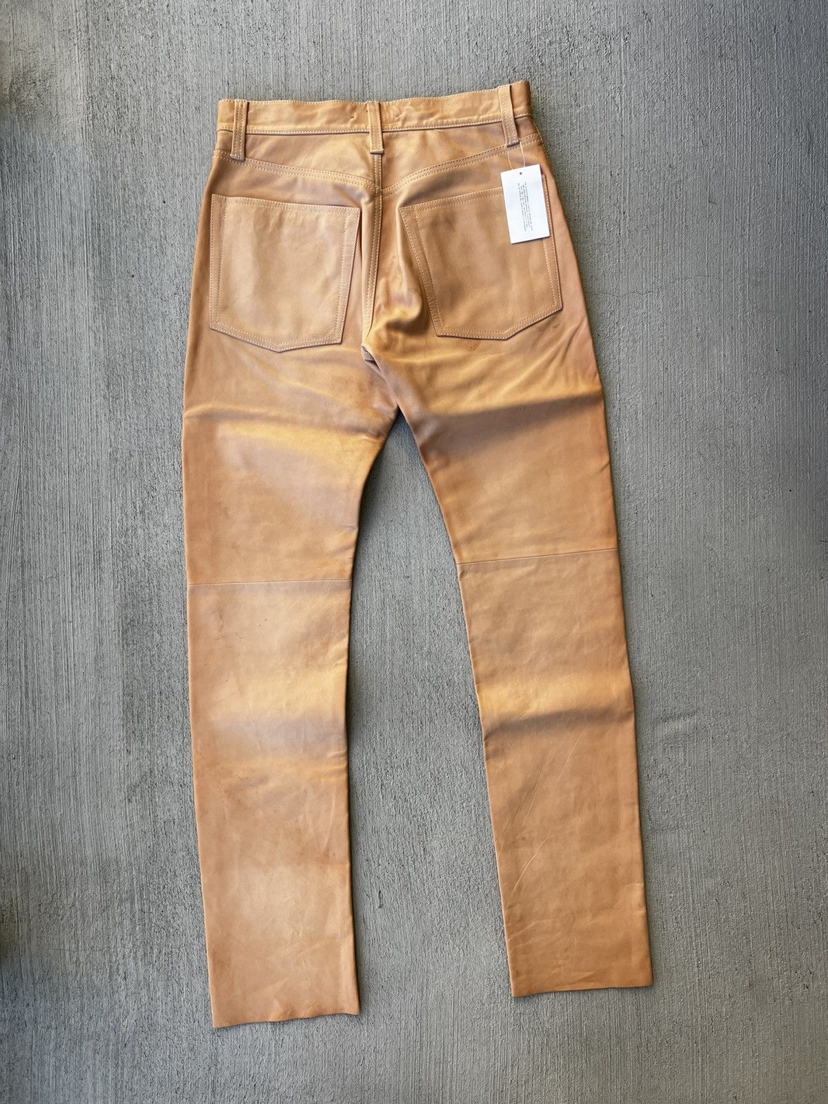 Helmut Lang Helmut Lang Leather Pants Size US 30 / EU 46 - 2 Thumbnail