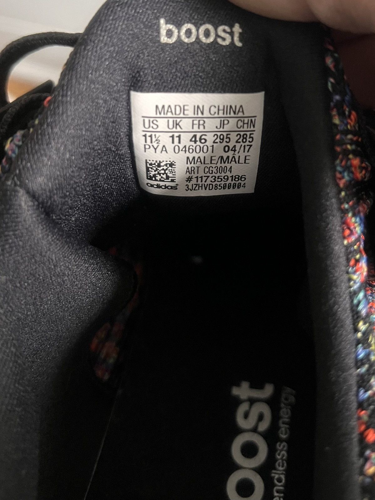 Adidas Adidas Ultra Boost Multicolour Size US 11.5 / EU 44-45 - 6 Thumbnail