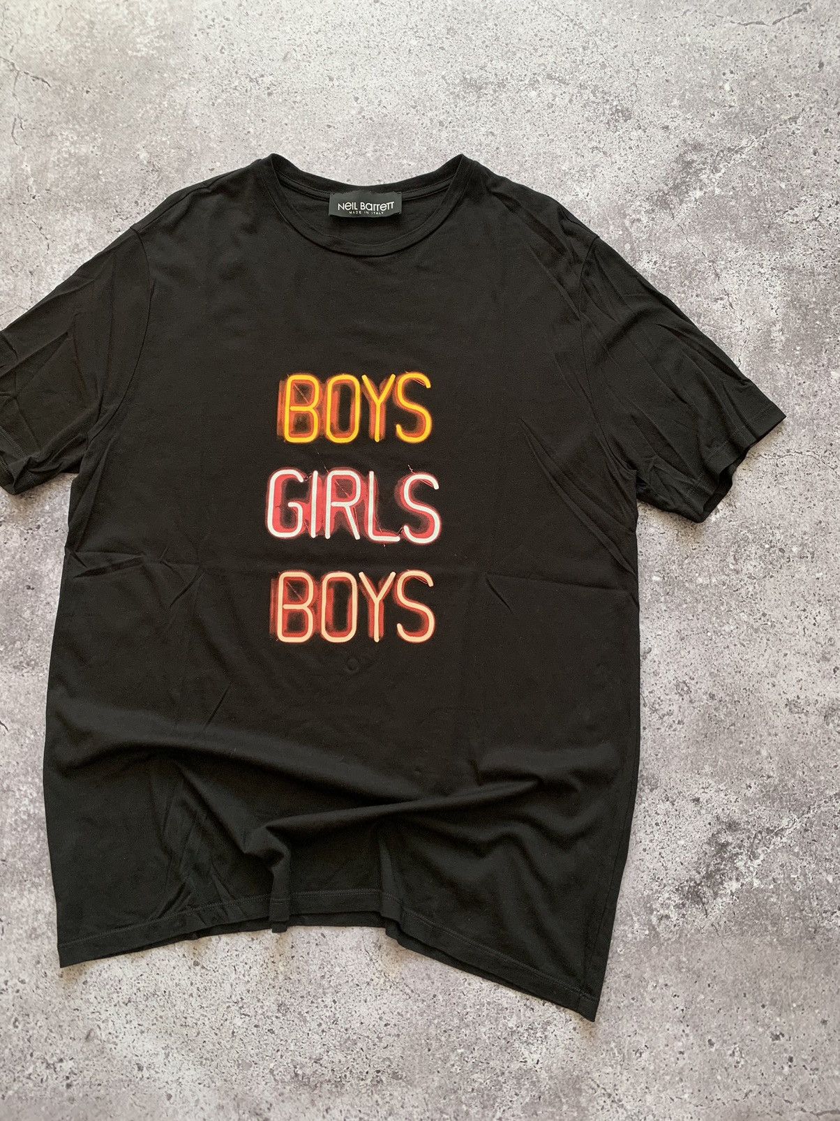 Neil Barrett 🔥NEIL BARRET BOYS GIRLS BOYS T-SHIRT Size US M / EU 48-50 / 2 - 3 Thumbnail