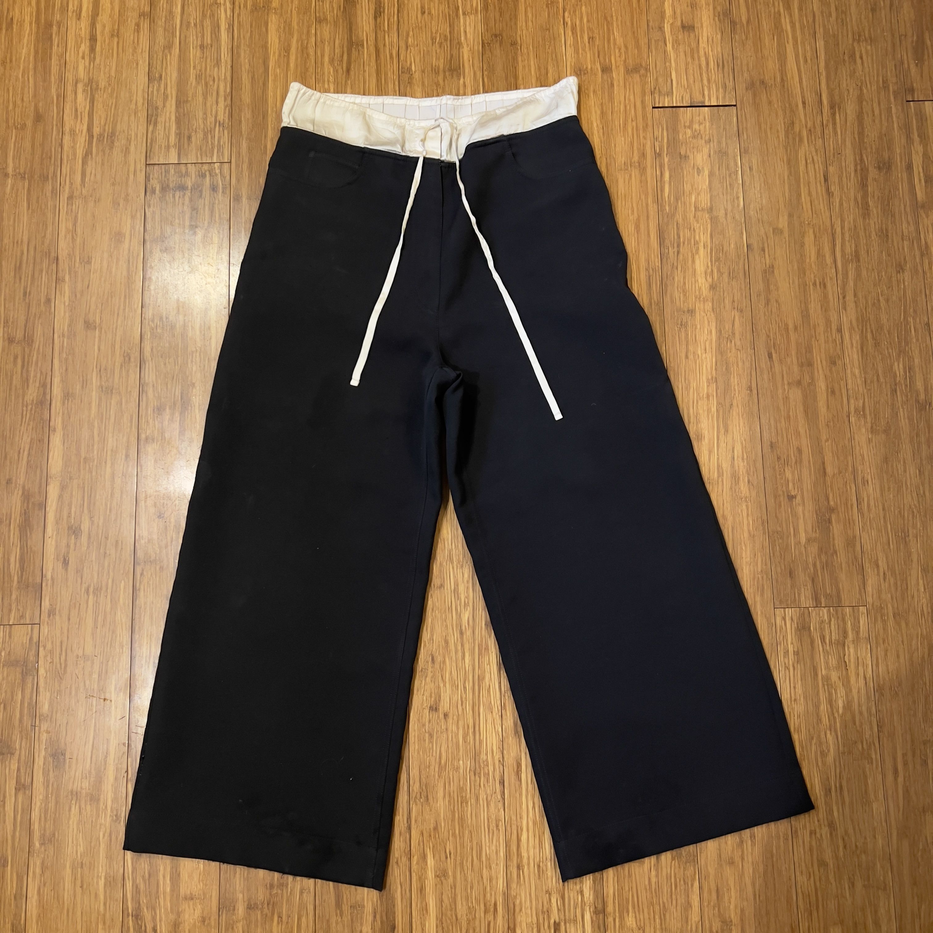 Acne Studios ACNE satin contrast trousers | Grailed