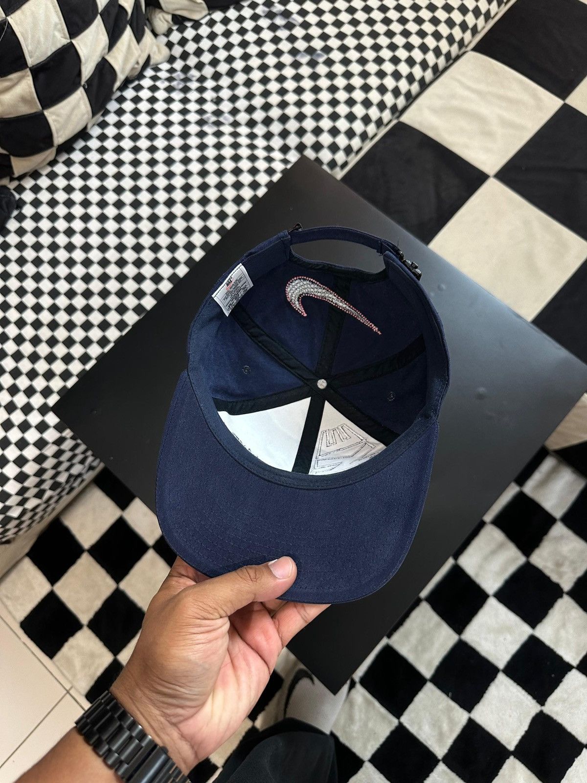 Nike × Vintage VINTAGE NIKE EMBROIDERY LOGO & SPELLOUT CAP Size ONE SIZE - 4 Thumbnail