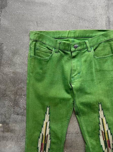 Number (N)ine Number (N)ine 05AW Ethnic Embroidered Denim Pants Size US 40 / EU 56 - 4 Thumbnail