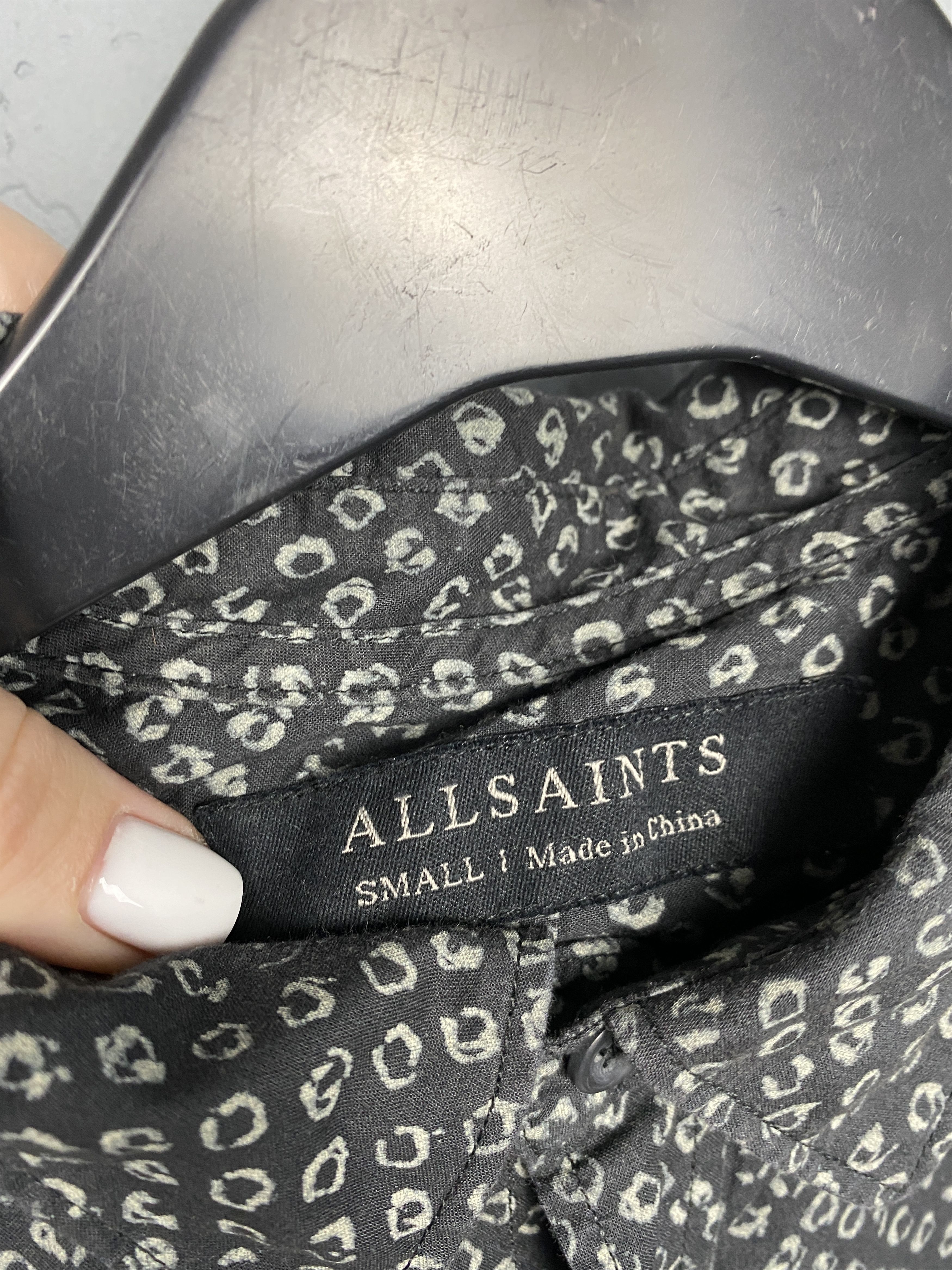 Allsaints × Vintage Allsaints Vintage Mens Cardtridge Long Sleeve Shirt Size US S / EU 44-46 / 1 - 3 Thumbnail