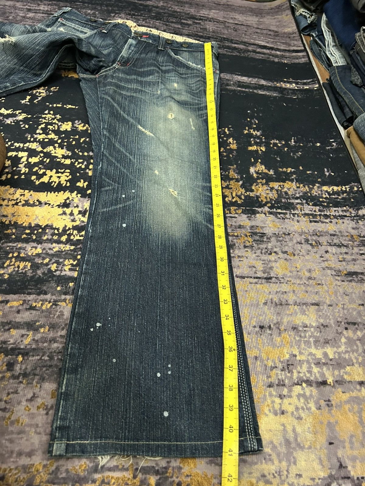 Edwin Vintage Wash Edwin 503 Blue Trip Distressed Carpenter Jeans Size US 34 / EU 50 - 24 Thumbnail