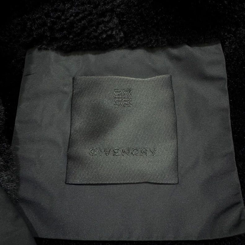 Givenchy Givenchy Size46 Black Graffiti Cotton Fleece Jacket Size US M / EU 48-50 / 2 - 2 Thumbnail