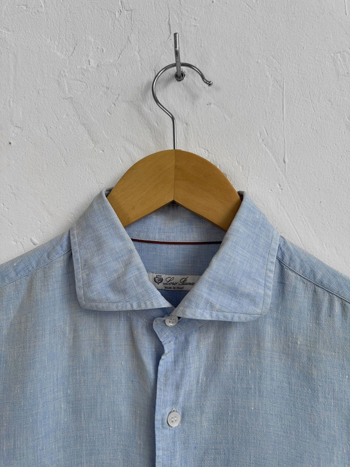 Loro Piana Loro Piana Linen Silk Shirt Size US M / EU 48-50 / 2 - 7 Thumbnail