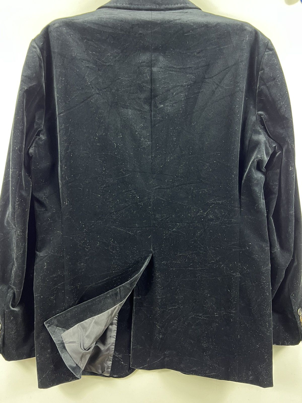 BEAUTY&YOUTH 🔥 United Arrows Japan Black Velvet Blazer Jacket Size US S / EU 44-46 / 1 - 12 Thumbnail