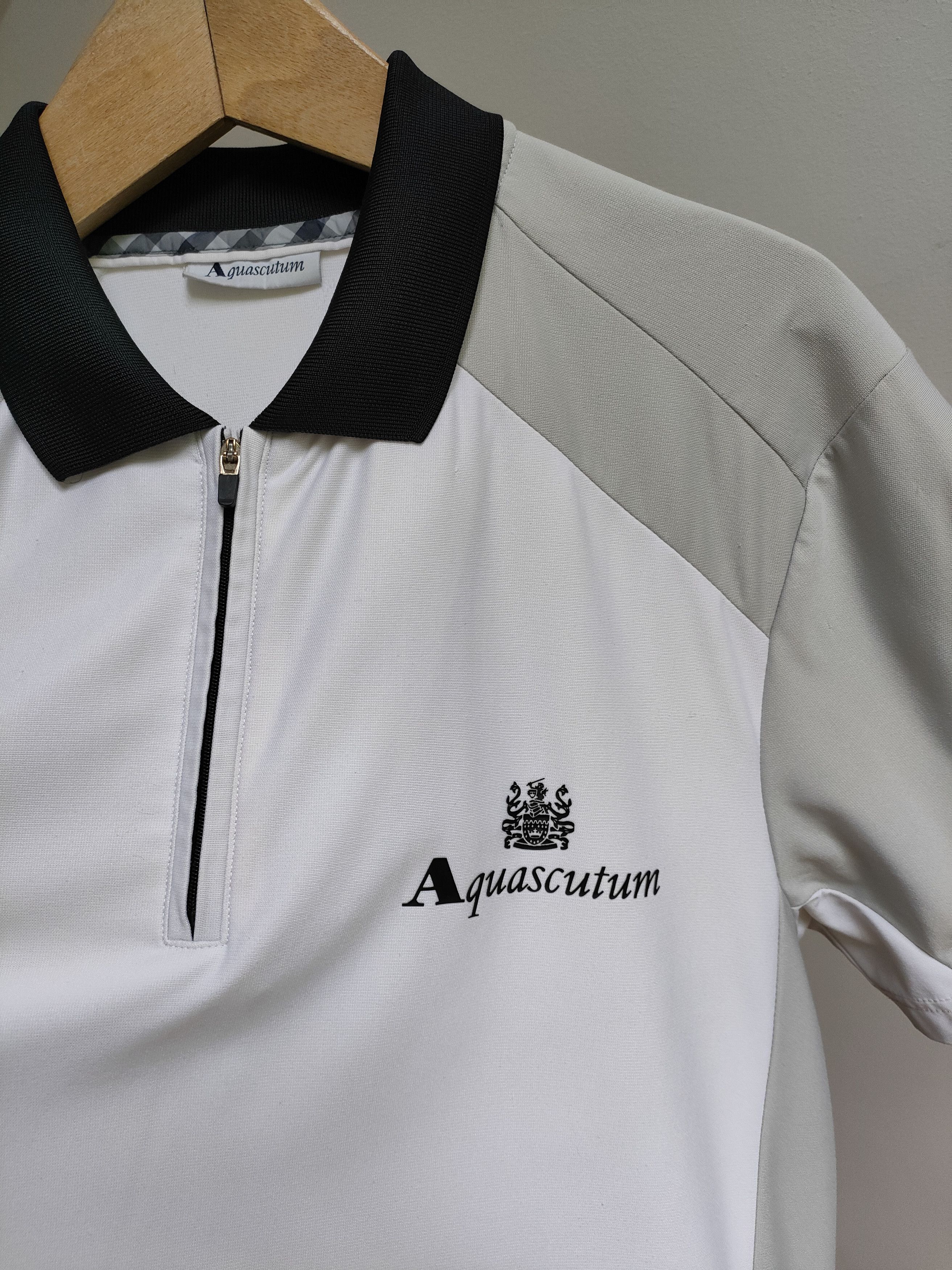 Aquascutum Aquascutum quarter zip polo shirt Size US L / EU 52-54 / 3 - 2 Thumbnail