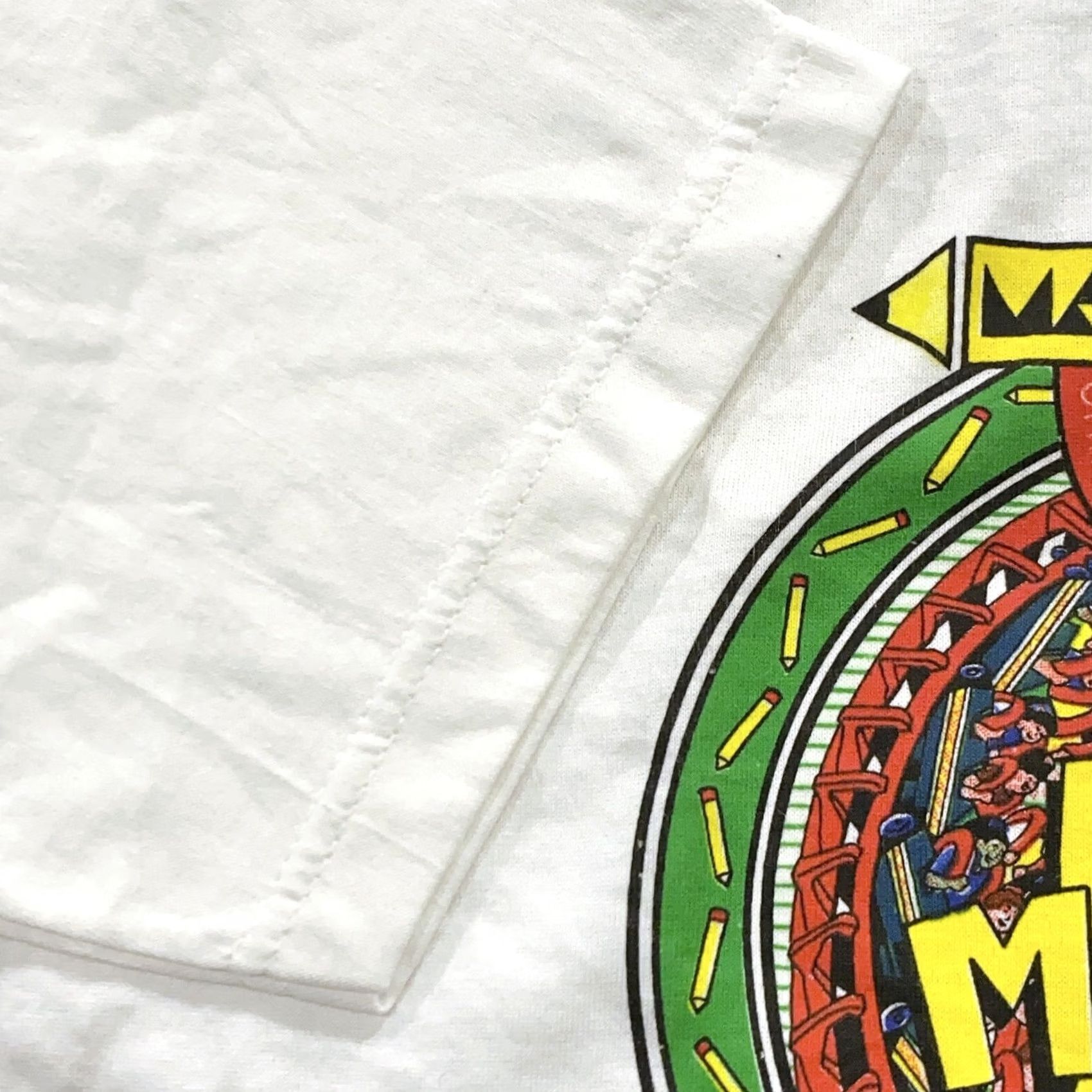 Vintage VINTAGE 90s ST. JUDE HOSPITAL MATH-A-THON MATH MASTERS T-Shirt XL White Mens Crew Neck Short Sleeve Cotton Polyester Vintage 90s theme 80s 90s Size US XL / EU 56 / 4 - 4 Thumbnail