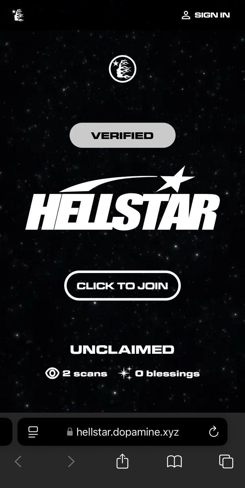 HELLSTAR Hellstar Mark Long Sleeve T-Shirt Size US L / EU 52-54 / 3 - 13 Thumbnail