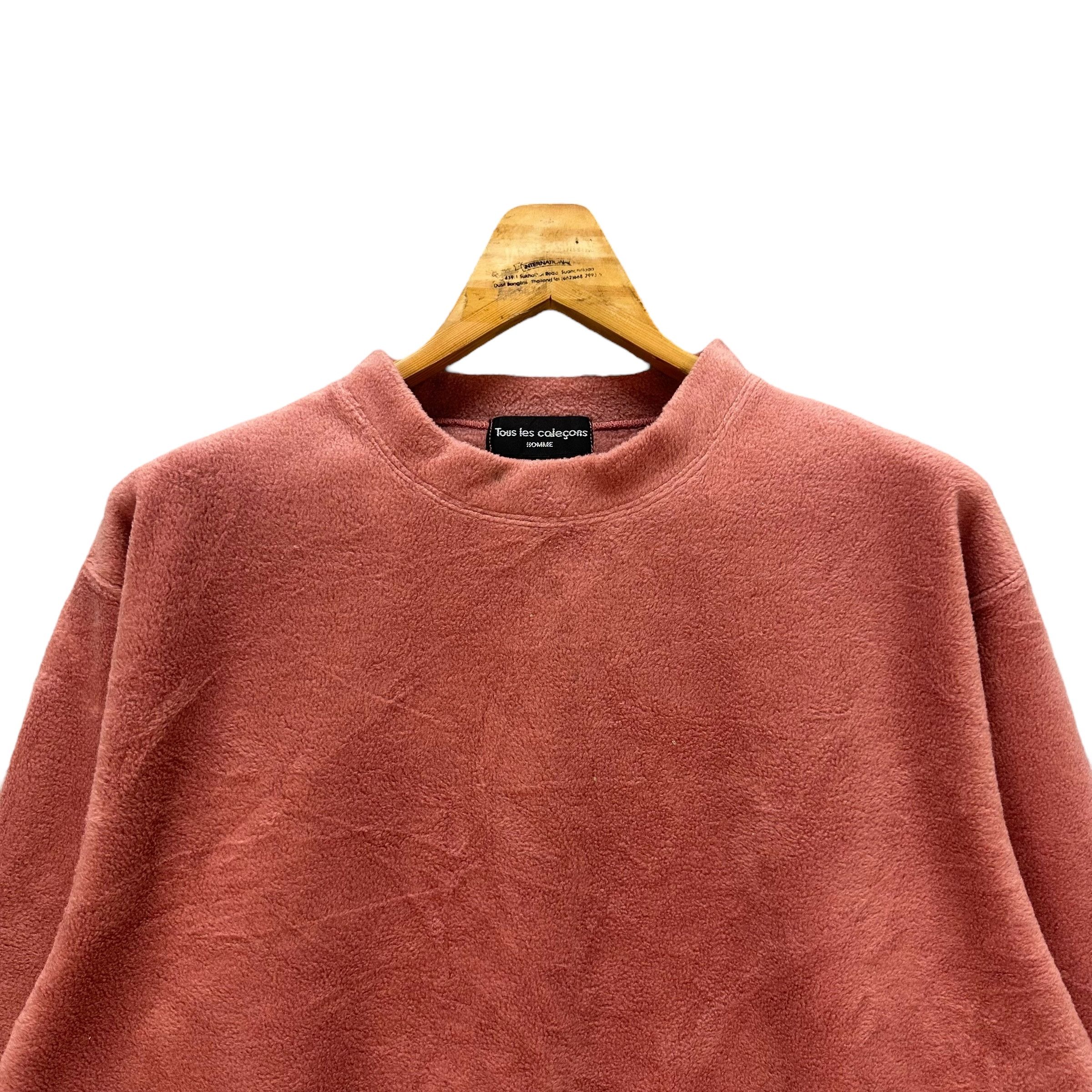 Japanese Brand TOUS LES CALECONS HOMME BIG LOGO FLEECE SWEATSHIRT #9036-50 Size US L / EU 52-54 / 3 - 2 Thumbnail