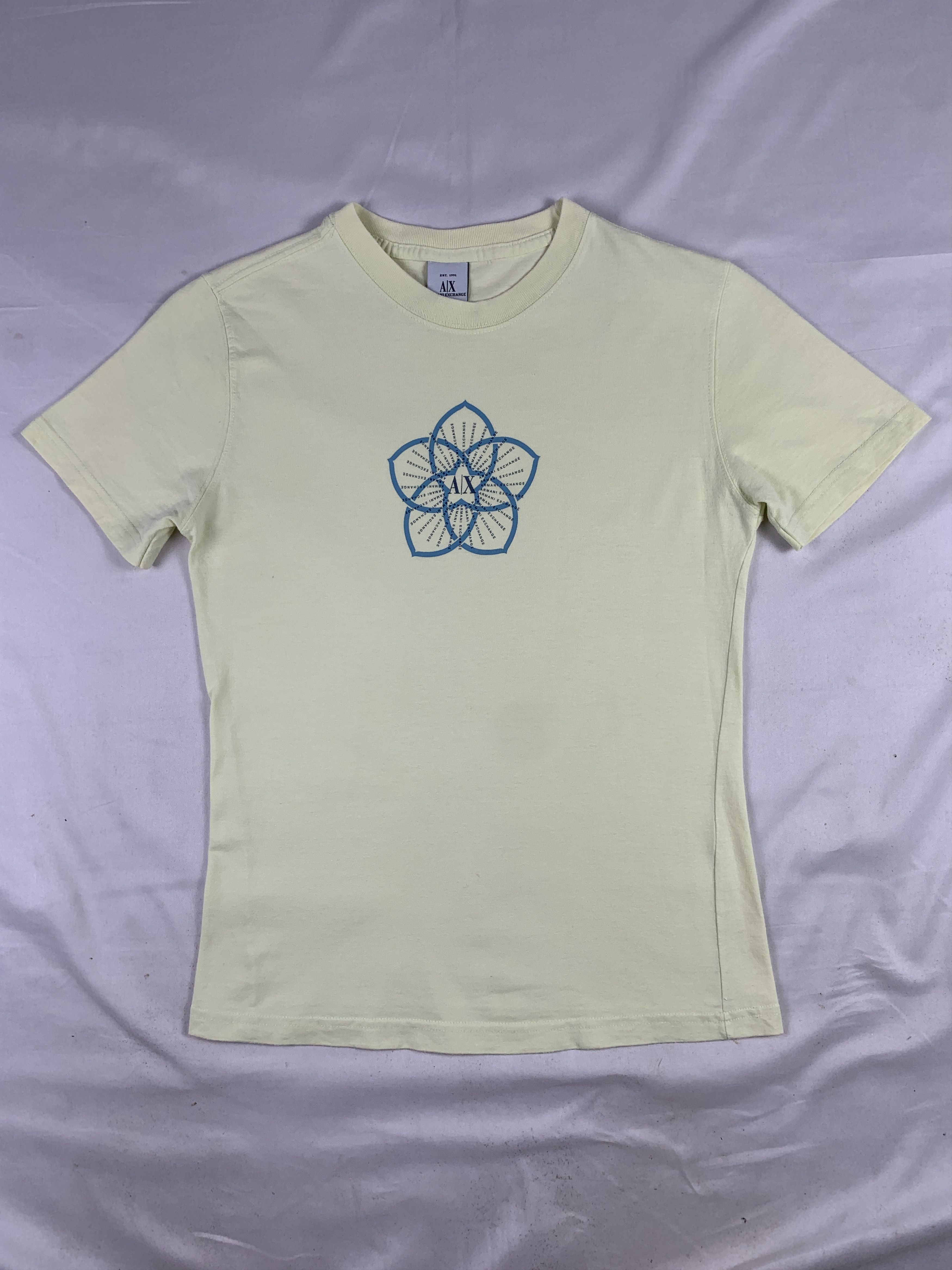 Armani Exchange 2000s Armani Exchange Lemon Printed Tee (Fit M) Size S / US 4 / IT 40 - 1 Thumbnail