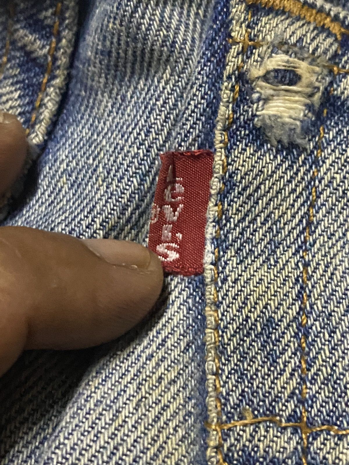 Levi's Vintage Clothing Vintage Levis 501 90s Grunge ButtonFly Distressed Jeans Size US 30 / EU 46 - 15 Thumbnail