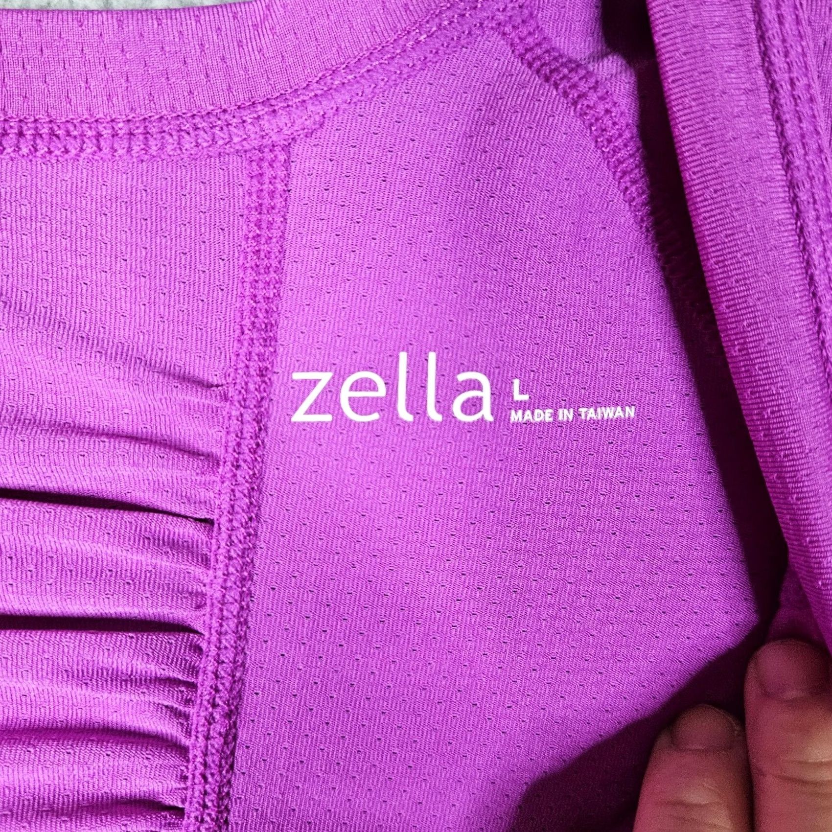 Vintage Zella Womens Round Neck Long Sleeve Top M Pink Regular Activewear Casual Sports Wear Shirt Women’s Size M Size M / US 6-8 / IT 42-44 - 3 Thumbnail