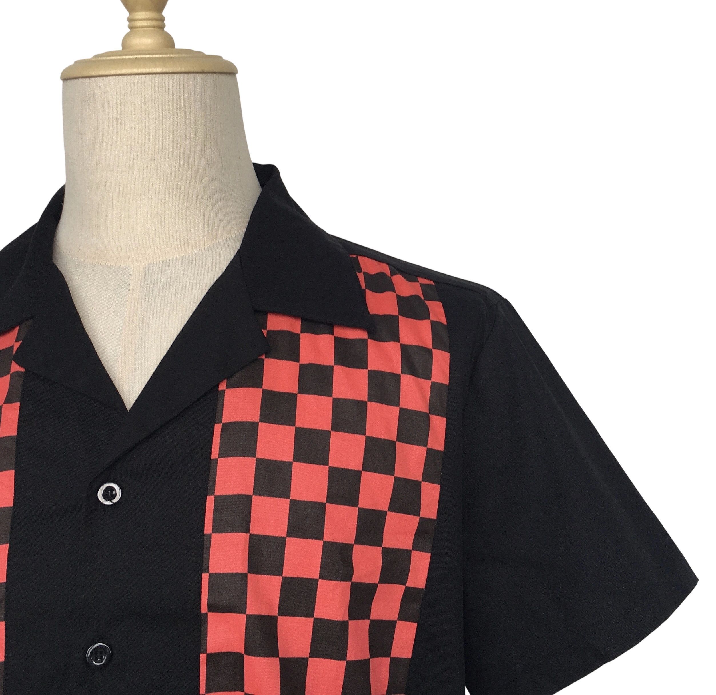 Other Loose Shirt Cuban Style Retro Bowling Shirts For Men Size US XXL / EU 58 / 5 - 8 Thumbnail