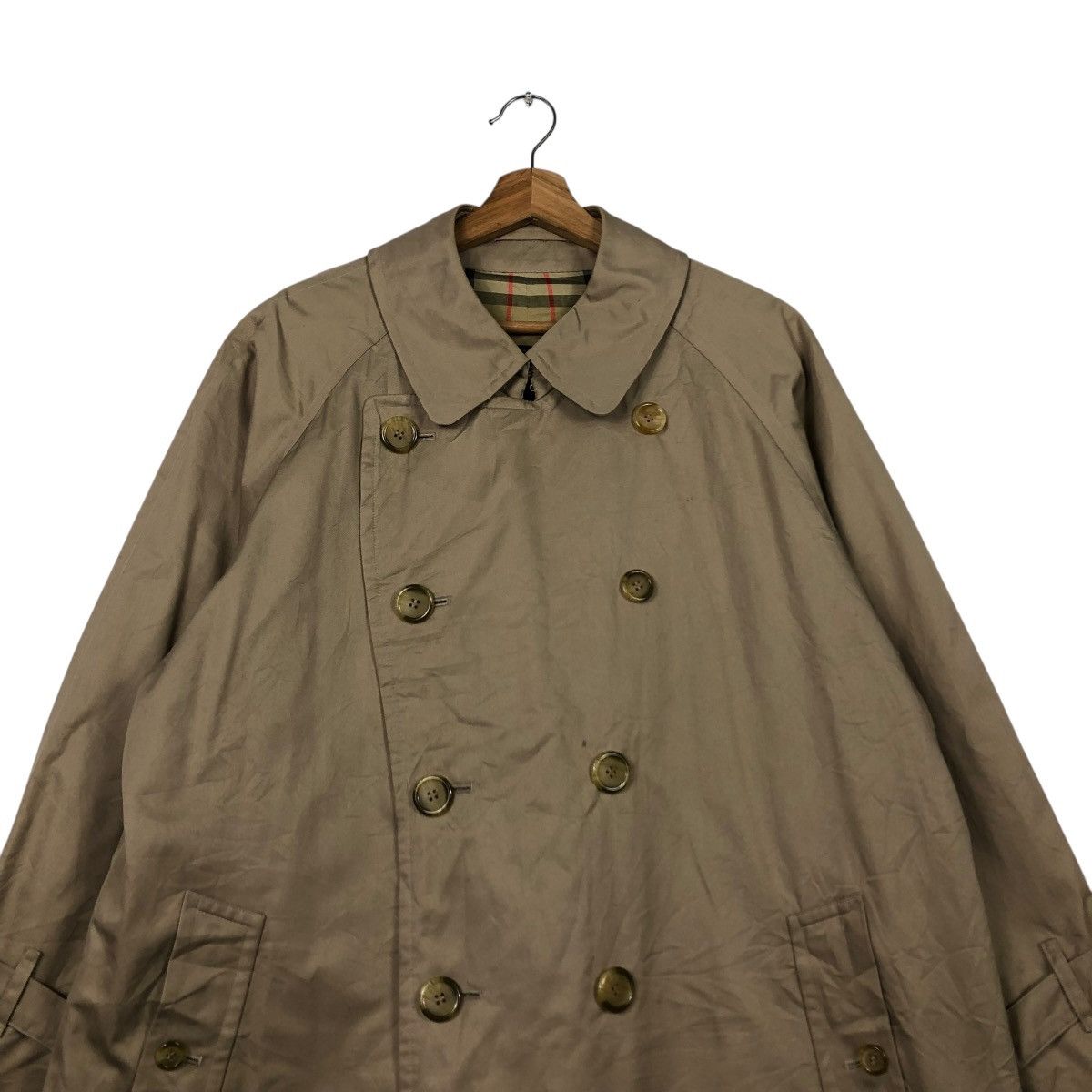 Burberry 🔥VINTAGE LONG JACKET TRENCH COAT BURBERRYS NOVA CHECK Size US M / EU 48-50 / 2 - 3 Thumbnail