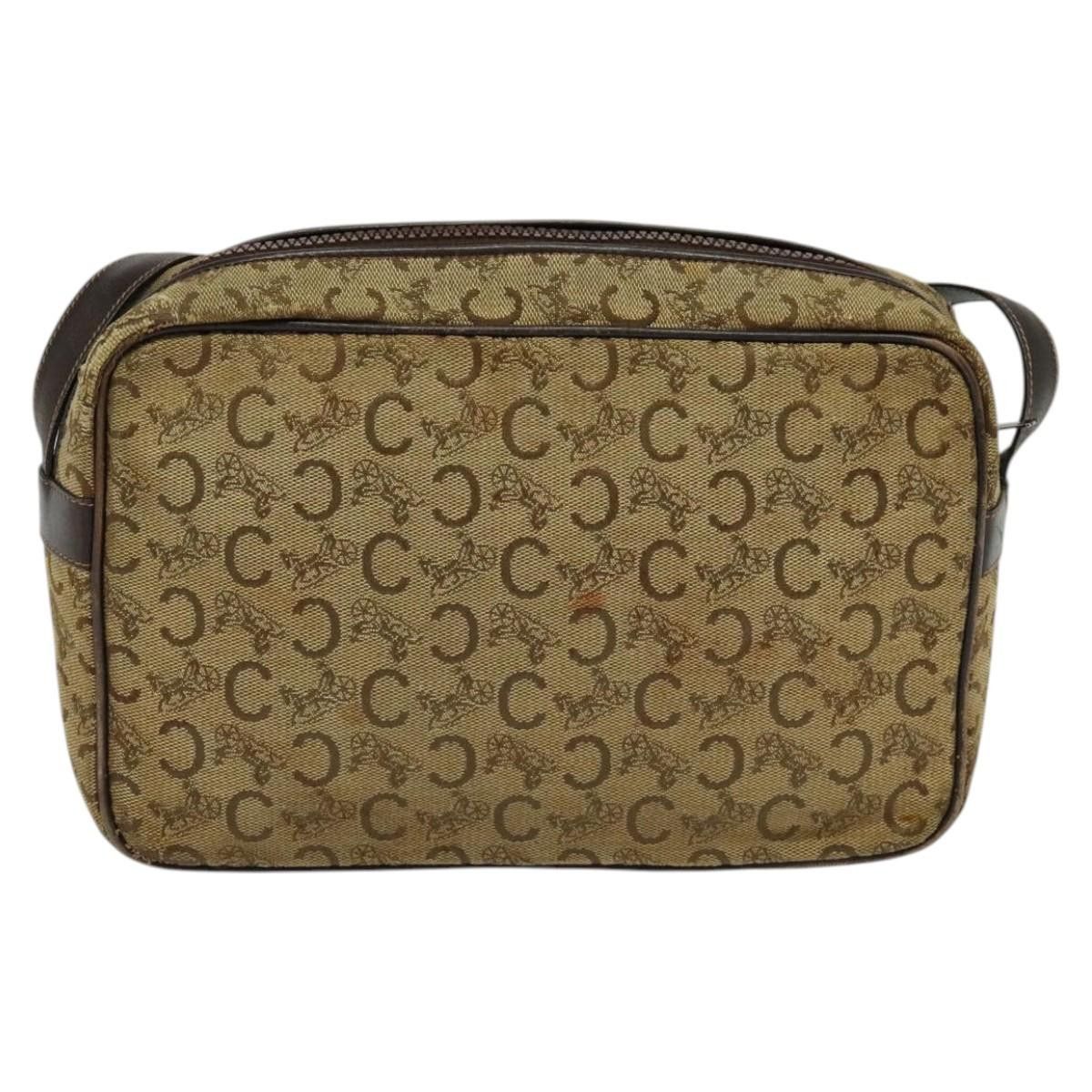 Celine CELINE C Sulky Shoulder Bag Canvas Beige Size ONE SIZE - 3 Thumbnail