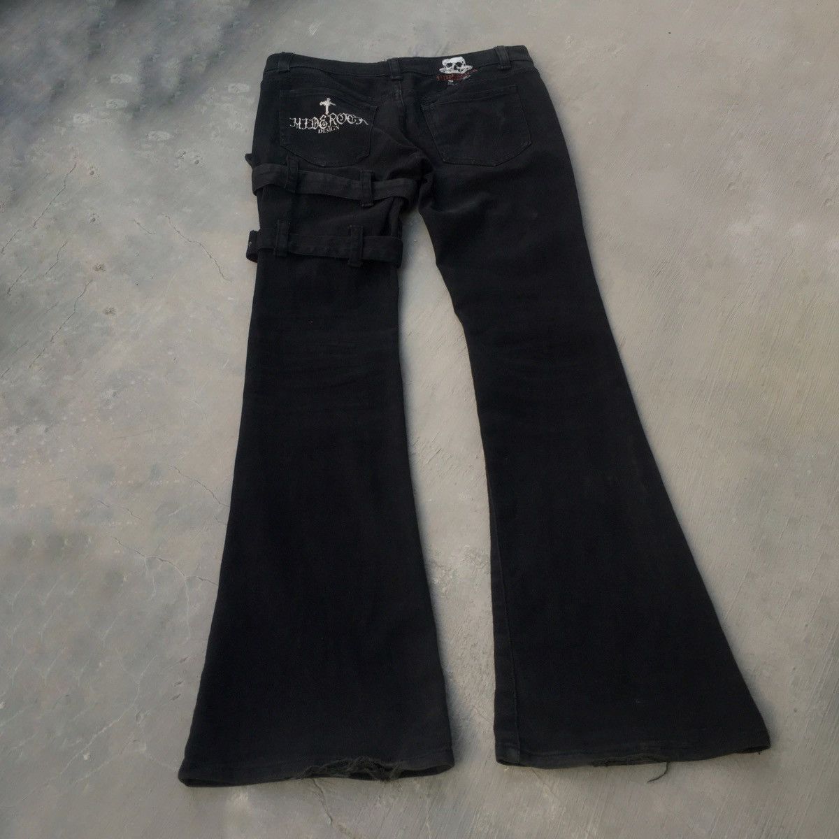 If Six Was Nine Hiderock bondage flare pants Size US 33 - 1 Thumbnail
