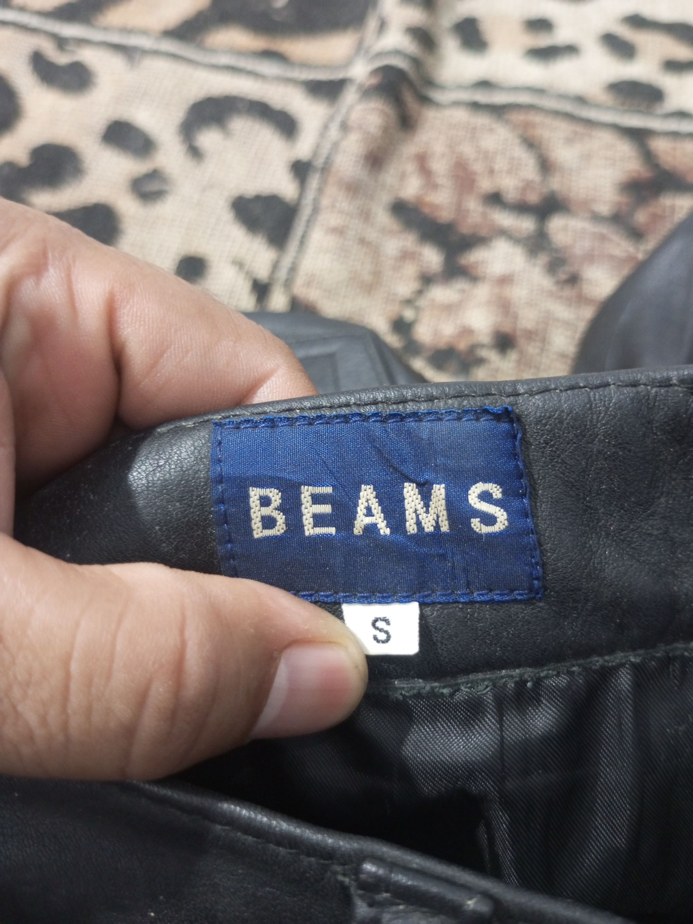 Beams Japan Vintage Beams Leather pants Size US 28 / EU 44 - 11 Thumbnail