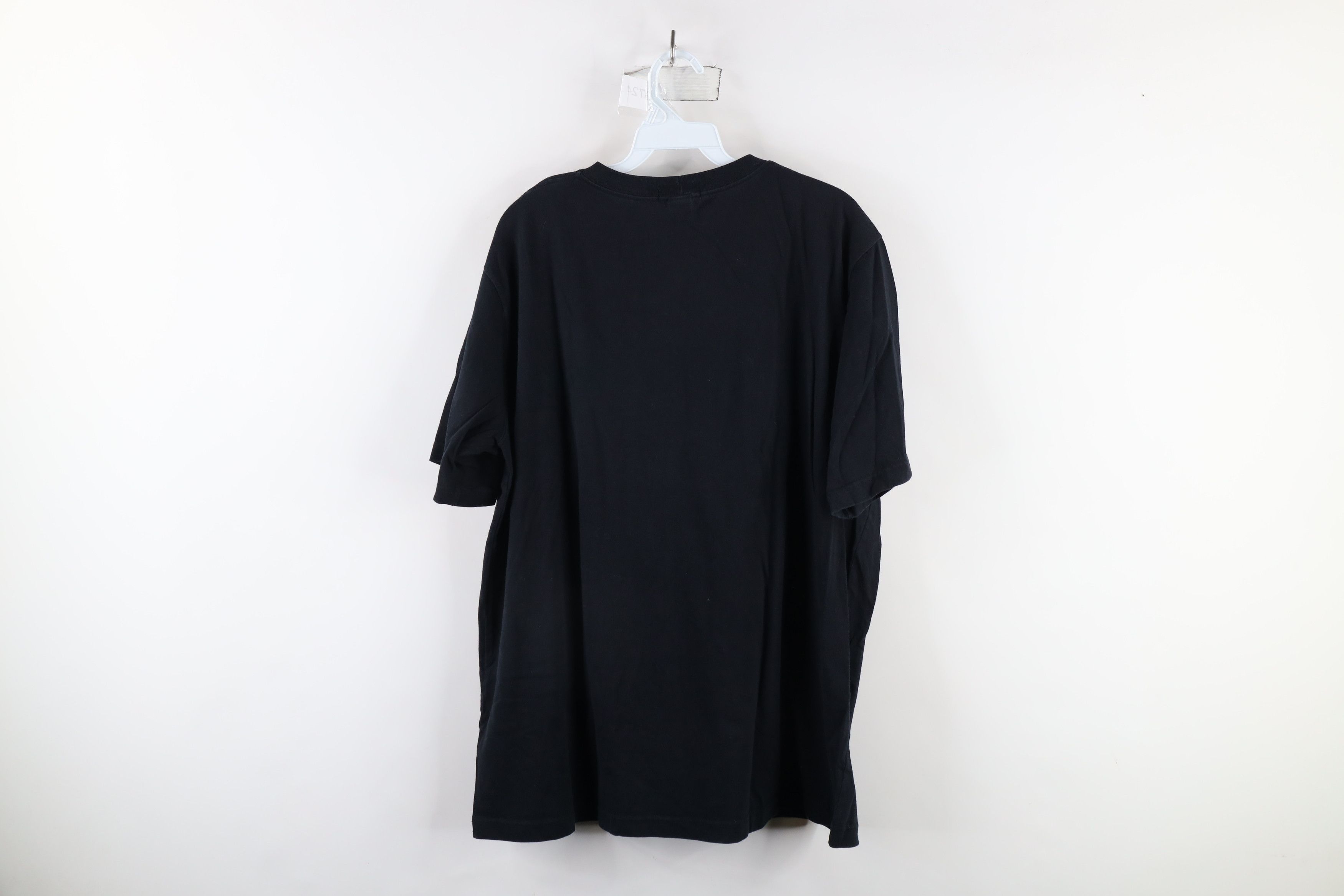 Lands' End × Vintage Vintage 90s Lands End Blank Heavyweight T-Shirt Black Cotton Size US L / EU 52-54 / 3 - 6 Thumbnail