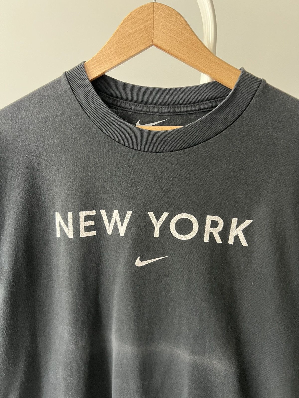 Nike Nike New York Center Check Tee Vintage Faded Size US M / EU 48-50 / 2 - 6 Thumbnail