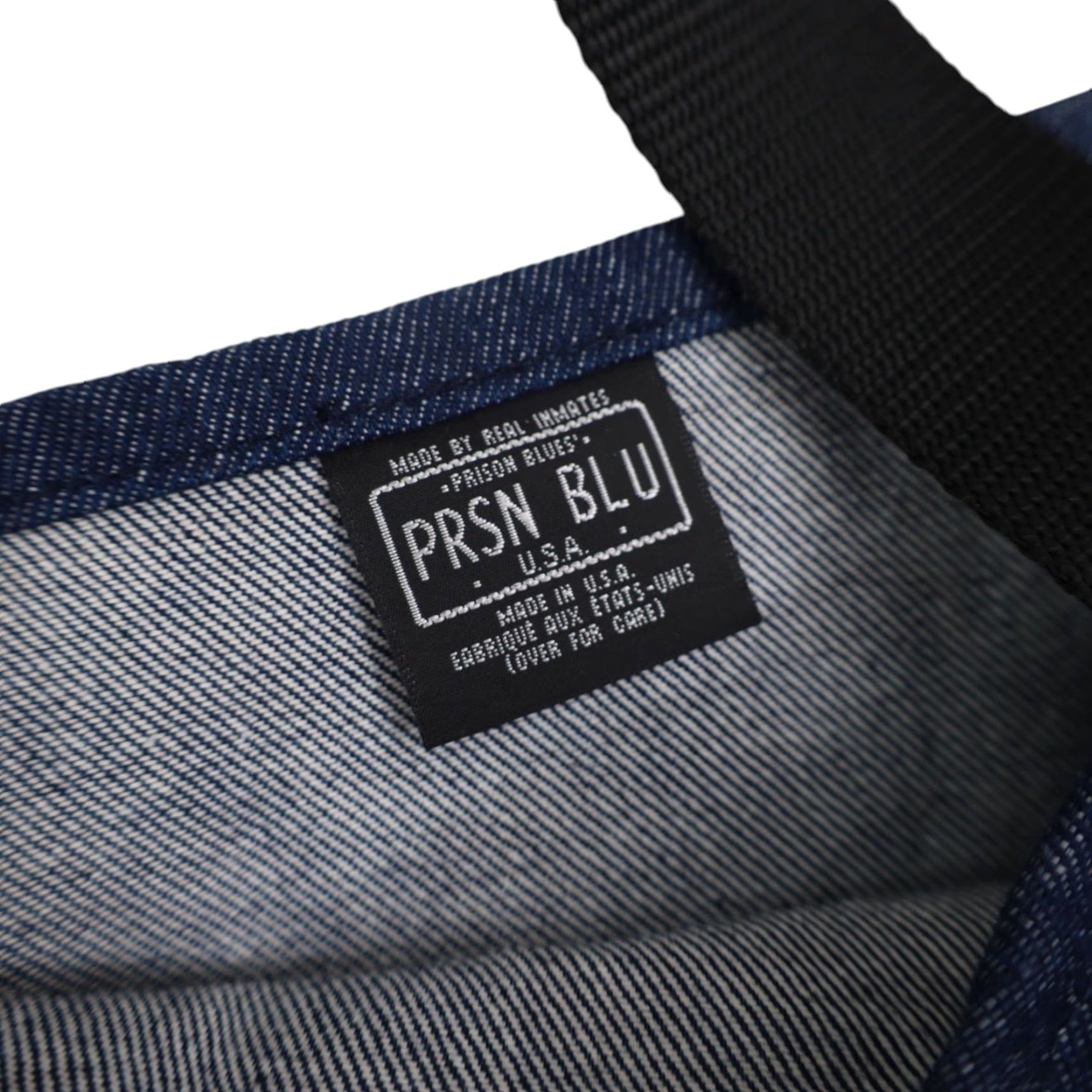 Vintage VINTAGE Prison Blues Graphic Denim Tote Bag Unisex Adults Tote Blue Cotton 20"x18" Bag Size ONE SIZE - 6 Thumbnail