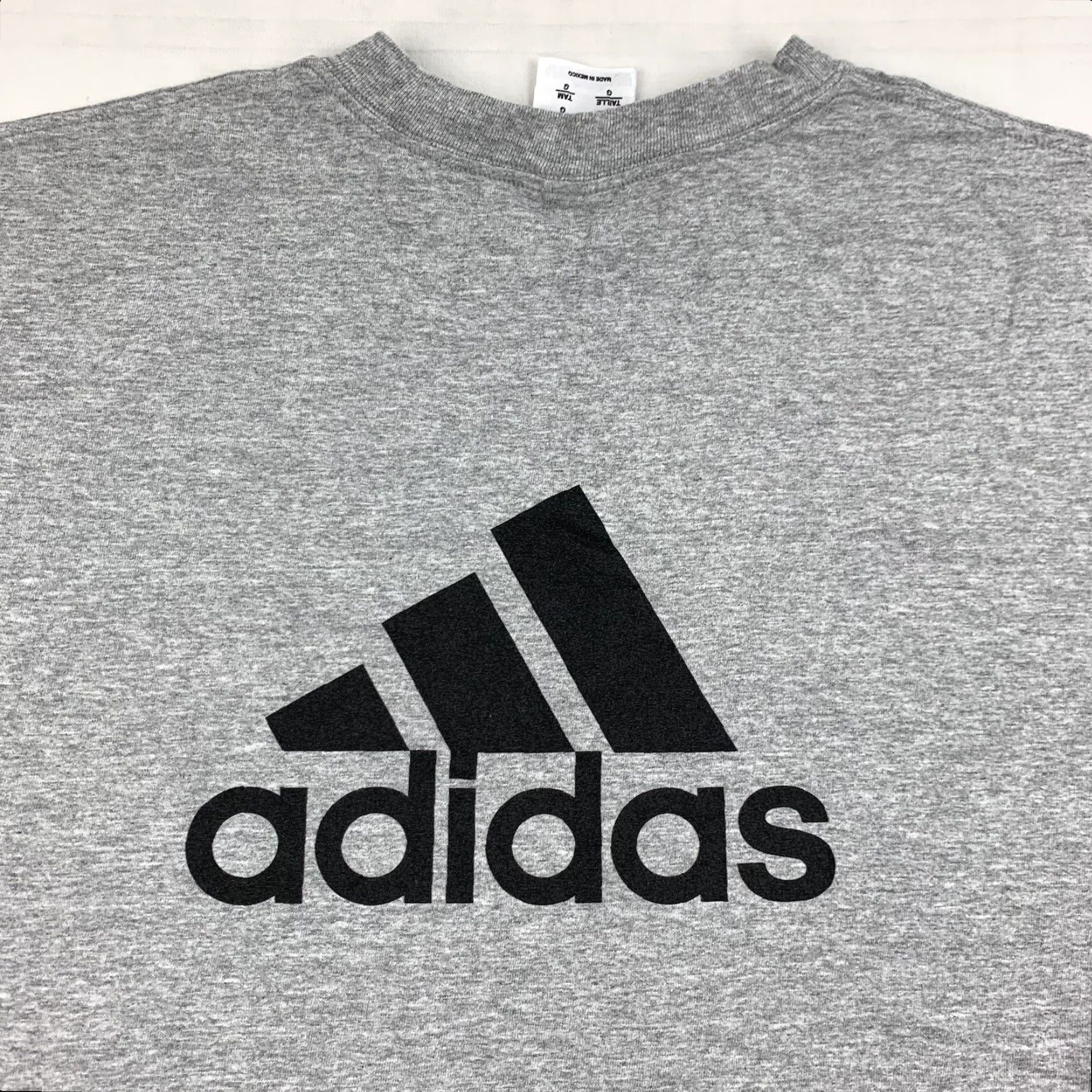 Adidas Vintage adidas T Shirt Adult Large Gray Dicks Sporting Goods Soccer Y2K Logo Size US L / EU 52-54 / 3 - 2 Thumbnail