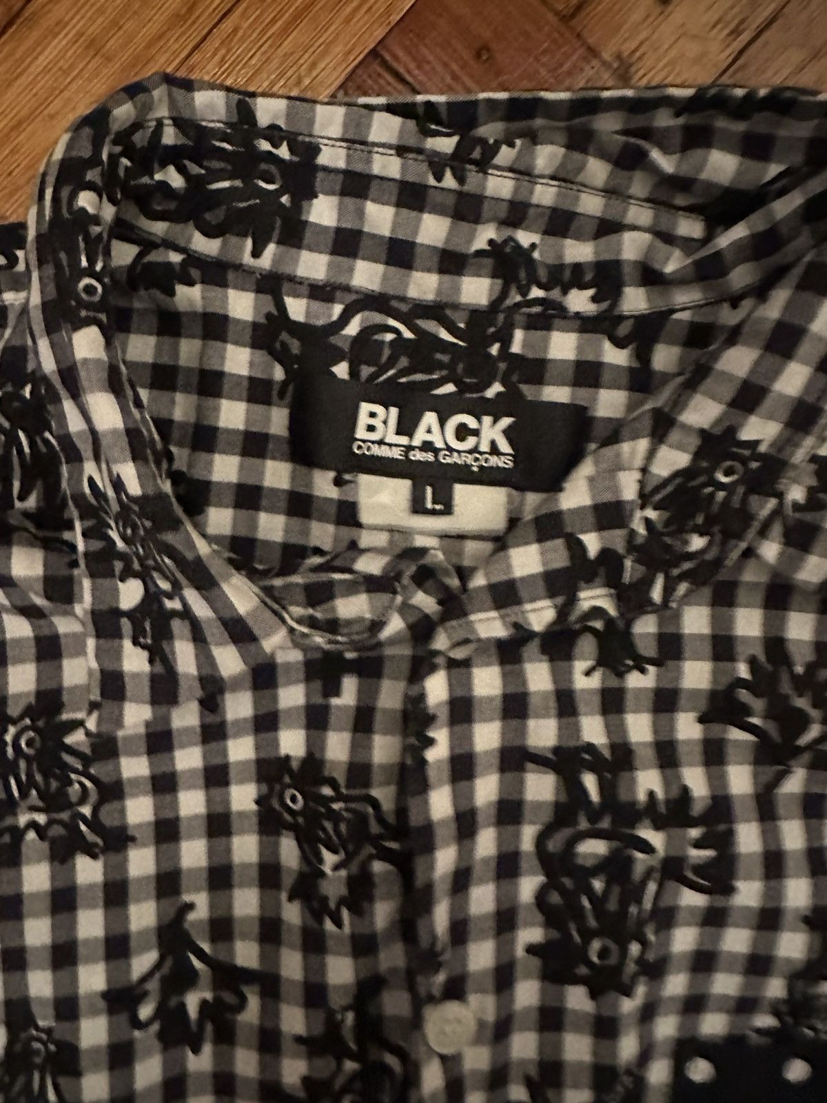 Comme des Garcons × Comme des Garcons Black COMME DES GARÇONS BLACK BUTTON UP Size US L / EU 52-54 / 3 - 2 Thumbnail