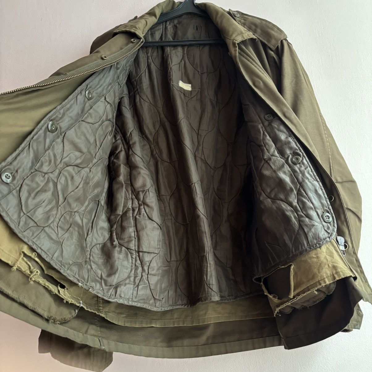 Vintage Vintage 1976 US Army M-65 Field Jacket Cold Weather OG-107 Size US S / EU 44-46 / 1 - 4 Thumbnail