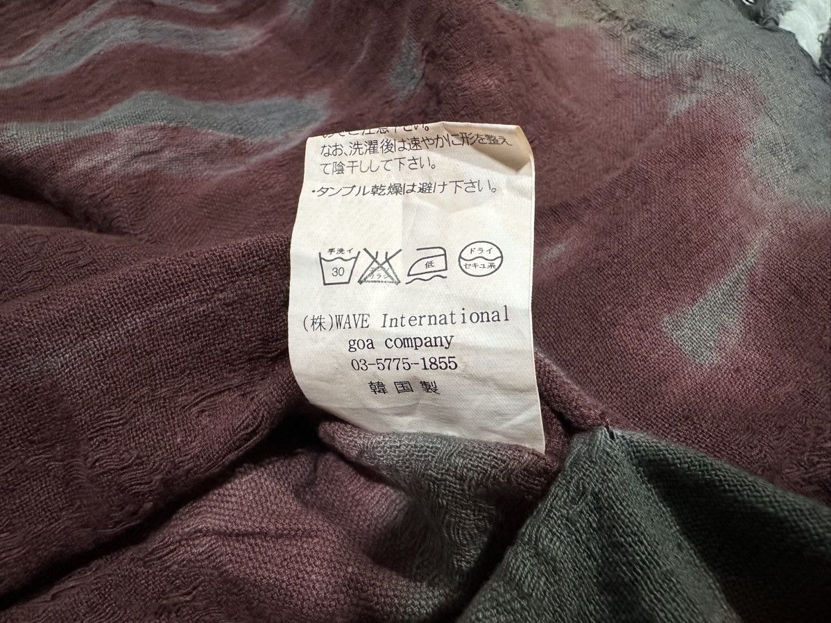 GOA 🔥Y2K Archived Goa Frayed Tie Dye Oversized Shirt Size US XXL / EU 58 / 5 - 16 Thumbnail