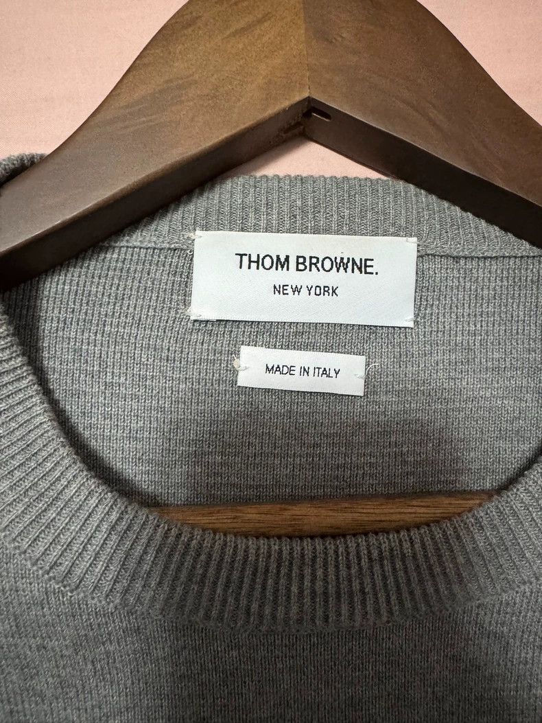 Thom Browne Thom Browne size2 Knitted round neck turtleneck Size US M / EU 48-50 / 2 - 2 Thumbnail