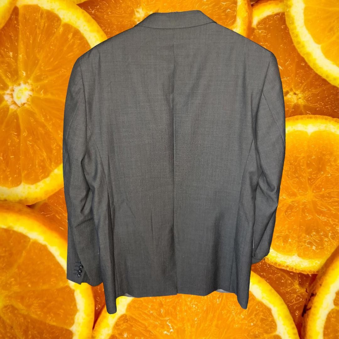 Calvin Klein Calvin Klein Blazer Slim Fit Dark Gray 2 Button Size 42L Size 42L - 8 Thumbnail