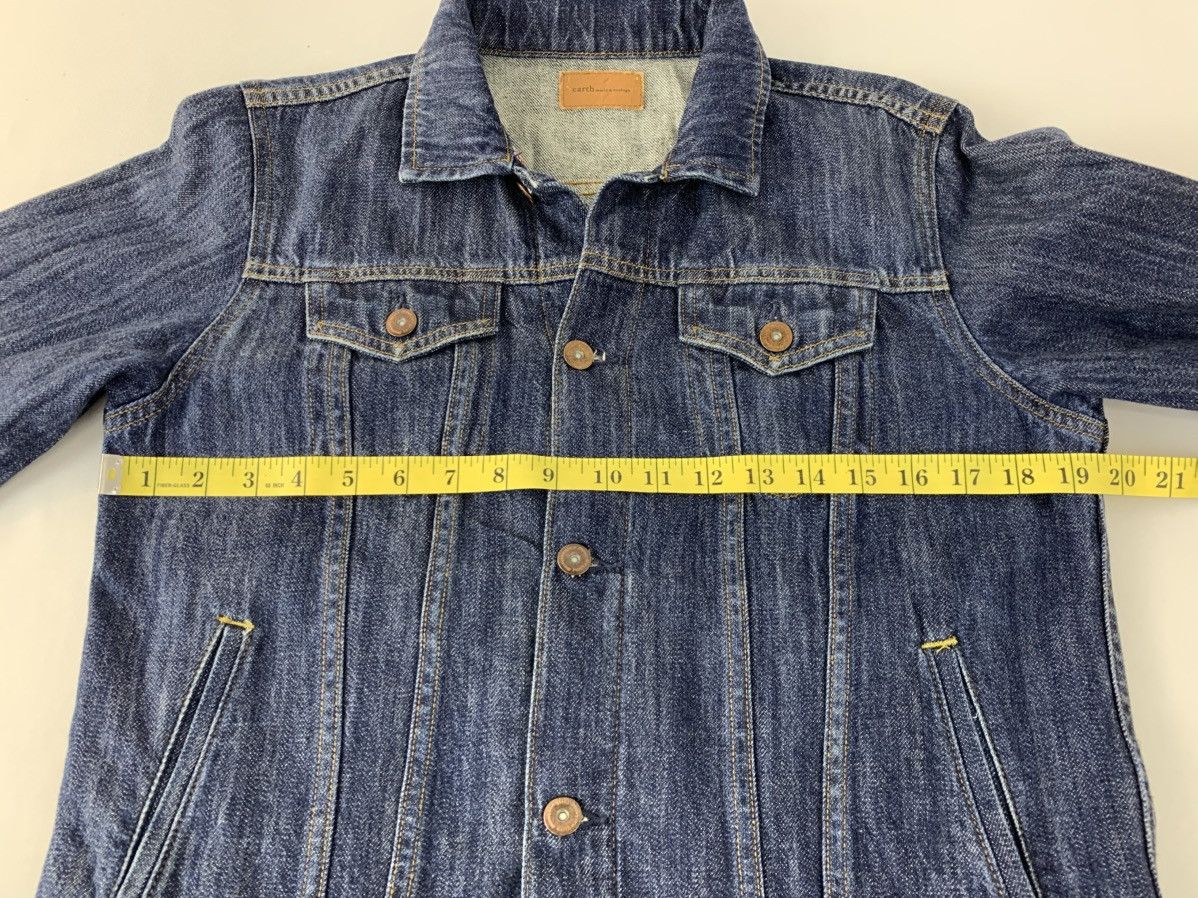 Japanese Brand Earth Music Indigo Denim Jacket Double Pocket Western Size L / US 10 / IT 46 - 12 Thumbnail