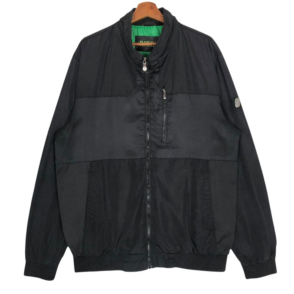 Vintage Hugo Boss Jacket Sweater Full Zipp Up Designer