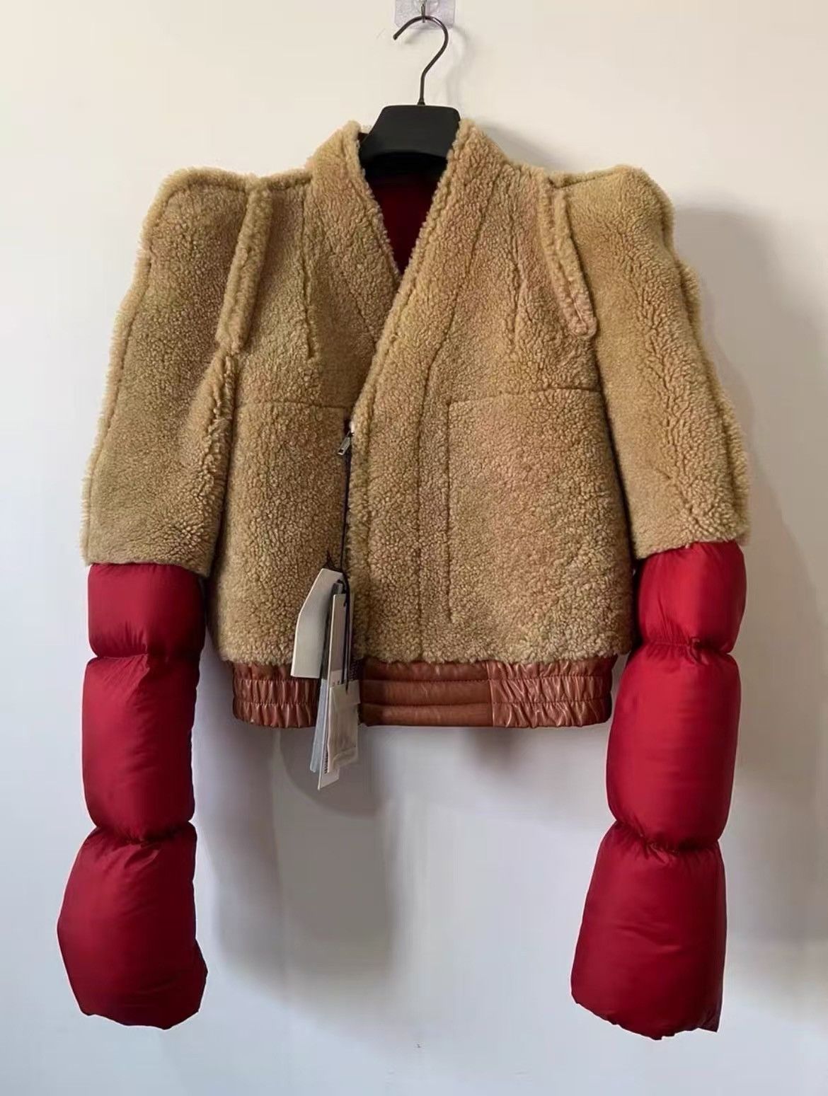 Rick Owens Rick owens red larry zionic bomber jacket Size S / US 4 / IT 40 - 1 Thumbnail