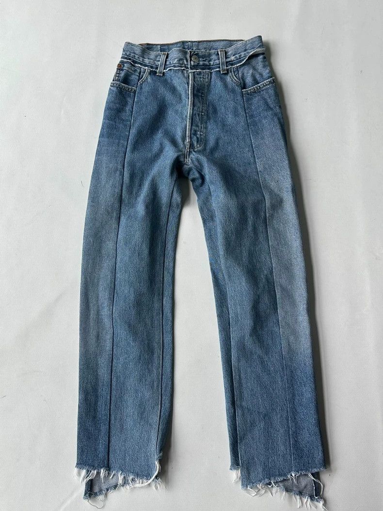 Vetements Vetements x Levi's Patchwork Denim Pants - dmc Size US 26 / EU 42 - 1 Thumbnail