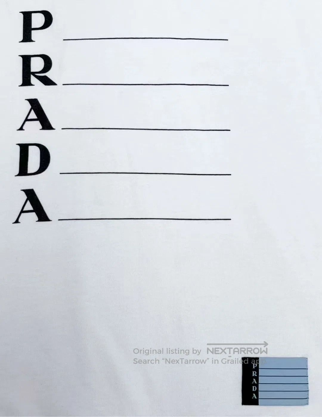 Prada prada white logo hoodie with triangle tag. Size US M / EU 48-50 / 2 - 4 Thumbnail